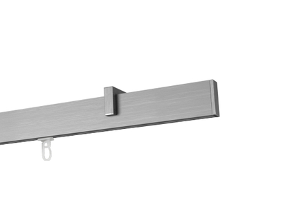 Karnisz sufitowy  apartamentowy aluminium szczotkowane - 350 cm