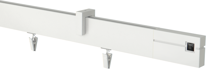  Karnisz sufitowy aluminiowy pojedynczy Estelle Onyx