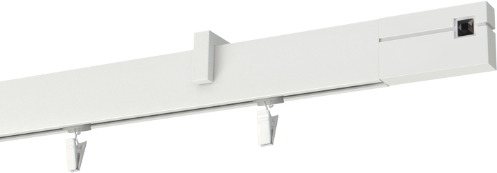  Karnisz sufitowy aluminiowy pojedynczy Estelle Onyx