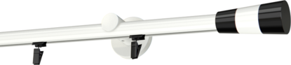 Karnisz pojedynczy  Valleo biały 350cm