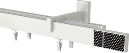 Karnisz apartamentowy podwójny Boss Palermo 350cm