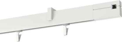  Karnisz sufitowy aluminiowy pojedynczy Estelle Onyx