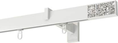 Karnisze 350cm białe  Boss Diamond