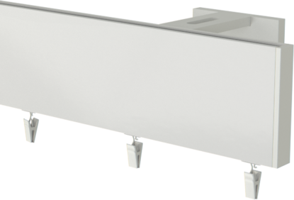  Karnisz pojedyńczy 350cm Prestige w kolorze białym