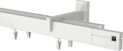 Karnisz apartamentowy 350cm podwójny Estelle Onyx