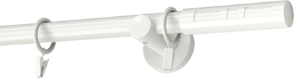 Karnisze 350cm pojedyncze  19mm Apollo- krótki wspornik