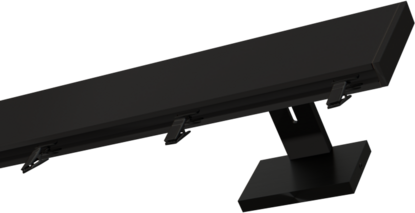 Karnisz pojedyńczy Prestige w kolorze czarnym 350cm