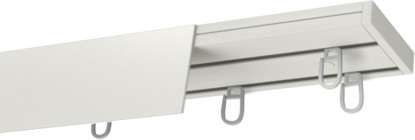 Szyny sufitowe PCV z maskownicą 350cm