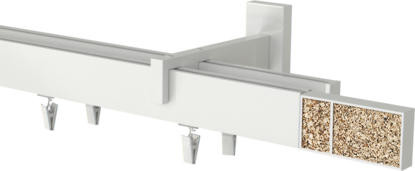 Karnisz apartamentowy podwójny Boss Rio 350cm