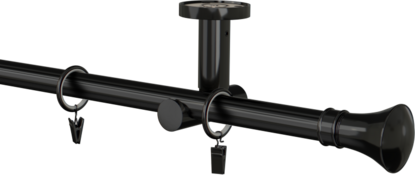Karnisz metalowy sufitowy 19mm Rullo